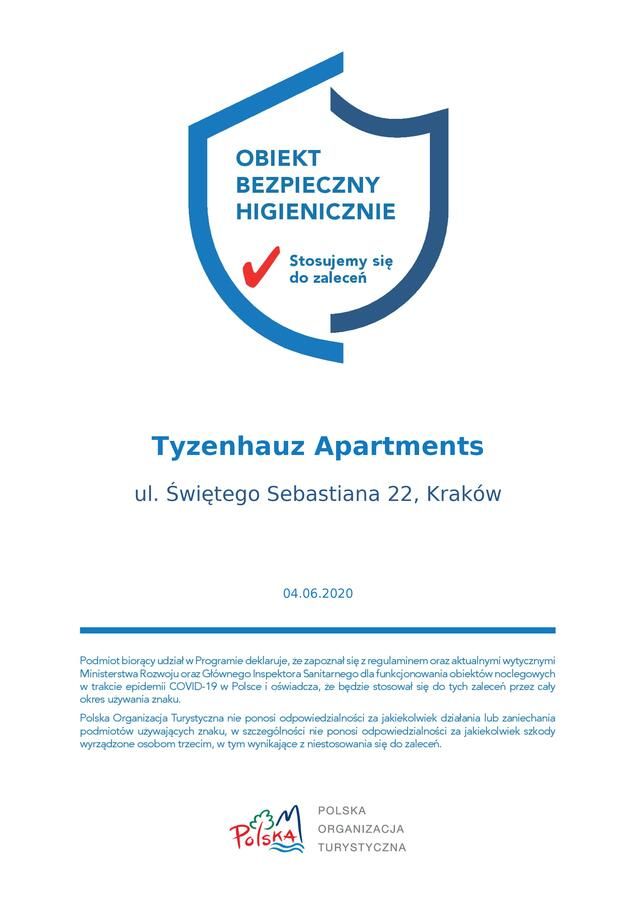 Апартаменты Tyzenhauz Apartments Краков